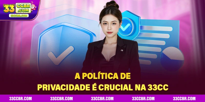 A Política de privacidade é crucial na 33CC