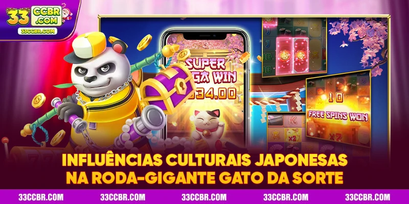 Influências culturais Japonesas na roda-gigante Gato da Sorte