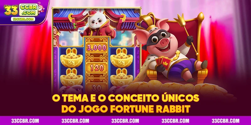 O tema e o conceito únicos do jogo Fortune Rabbit